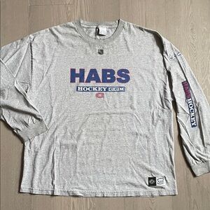 Vintage CCM Montreal Canadians long sleeve shirt